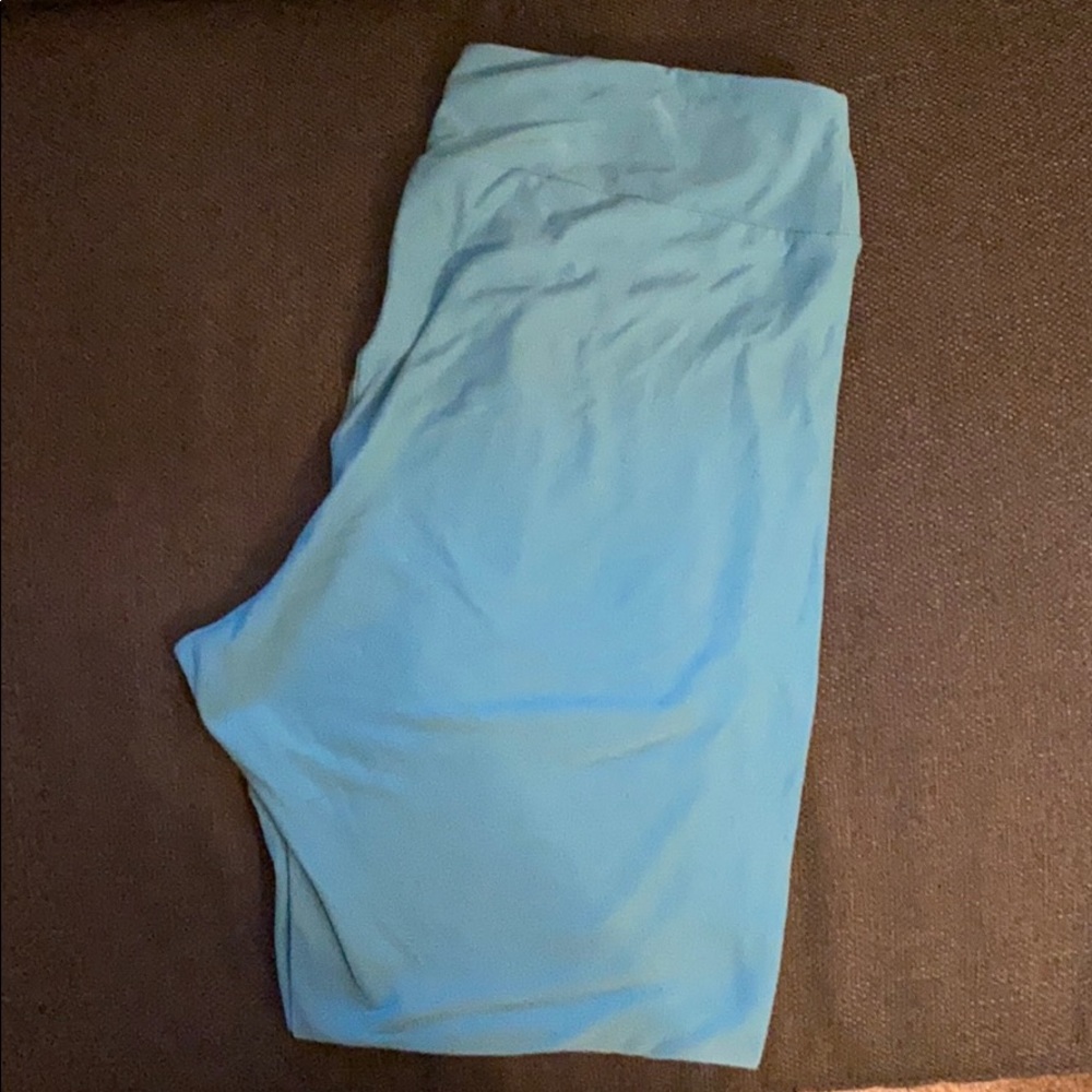 LuLaRoe Solid Teal Leggings-TC